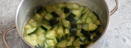 кабачки с баклажанами, помидорами и перцем. Шаг 7