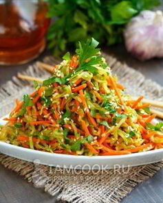 Кабачки с морковью по-корейски