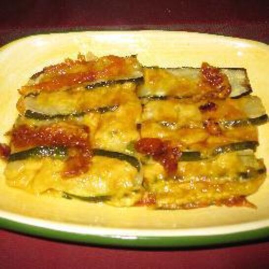 Рецепт кабачки с сыром в духовке