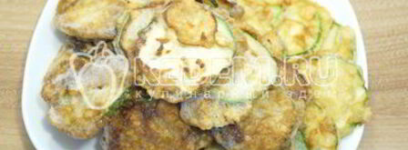 кабачки в кляре на сковороде. Шаг 7