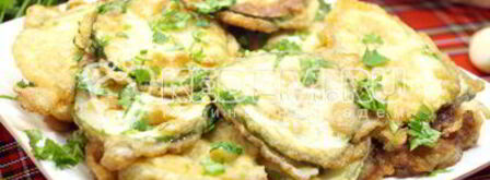 кабачки в кляре на сковороде. Шаг 10