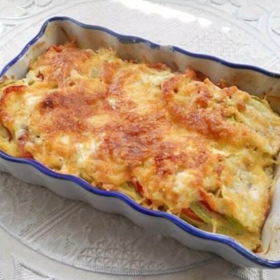 Рецепт кабачки запеченные с помидорами