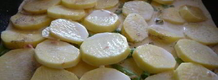 картофель, запеченный с фасолью. Шаг 3