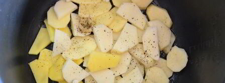 картофель, запеченный с курицей в сметане. Шаг 5