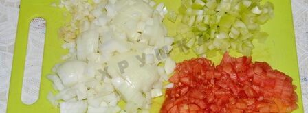 лодочки из баклажанов в духовке с фаршем. Шаг 4