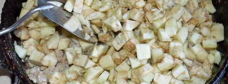 лодочки из баклажанов в духовке с фаршем. Шаг 7