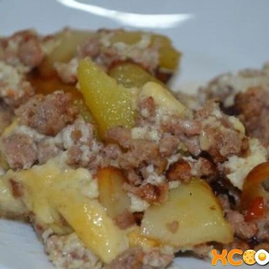 Рецепт мусака с картофелем и фаршем
