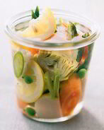 Овощи в лимонном маринаде