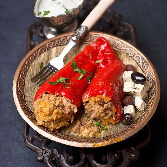 Рецепт перец, фаршированный бараниной