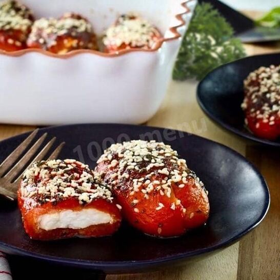 Рецепт перец фаршированный фетой