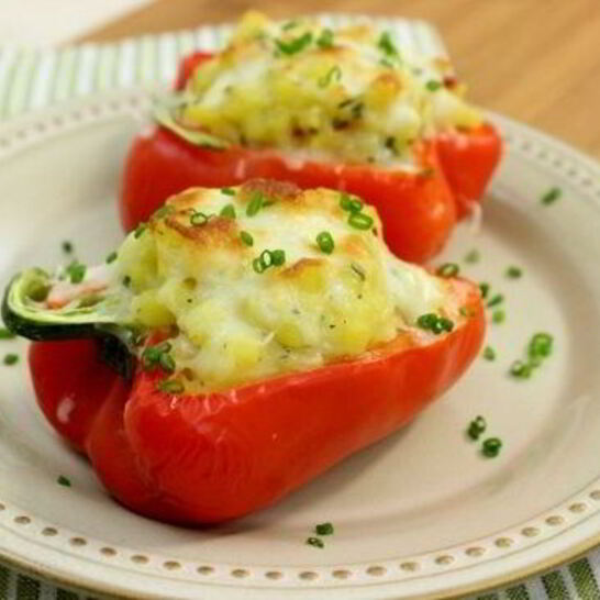 Рецепт перец фаршированный картошкой