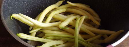 спаржевая фасоль с шампиньонами в соевом соусе. Шаг 5