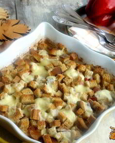 Томленая капуста под хлебной корочкой