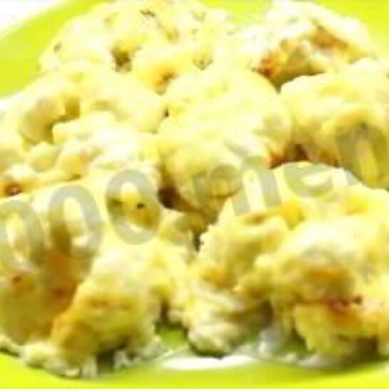 Рецепт цветная капуста под соусом бешамель