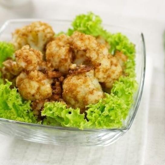 Рецепт цветная капуста с чесночно-сметанным соусом