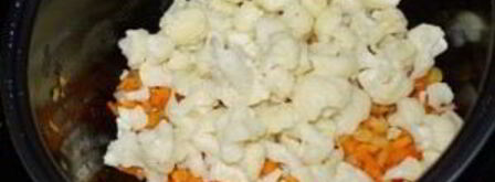 цветная капуста в мультиварке редмонд. Шаг 5