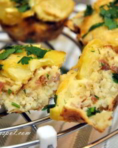 Цветная капуста, запеченная с картофелем