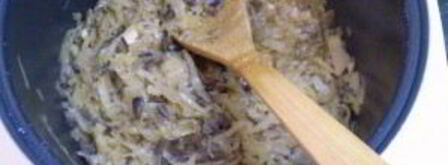 тушеная капуста с грибами в мультиварке. Шаг 8