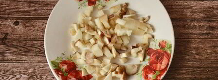 тушеная картошка с мясом в сковороде. Шаг 11