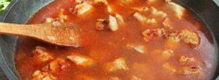 тушеная картошка со свининой на сковороде. Шаг 4