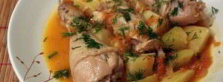 тушеная картошка в мультиварке поларис. Шаг 4