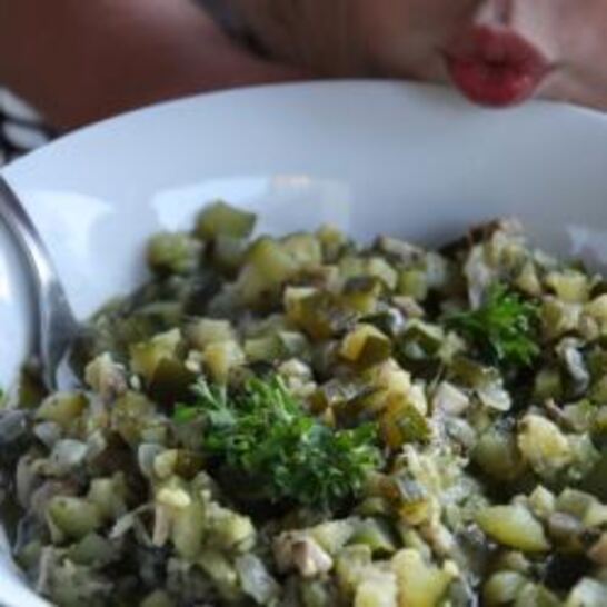 Рецепт тушеные кабачки с грибами