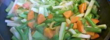 тушеные овощи под соусом. Шаг 4