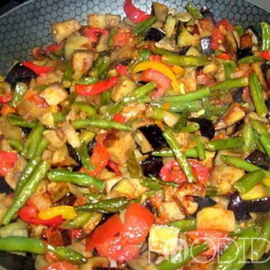 Рецепт тушеные овощи в соусе