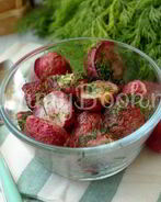 Запеченный редис