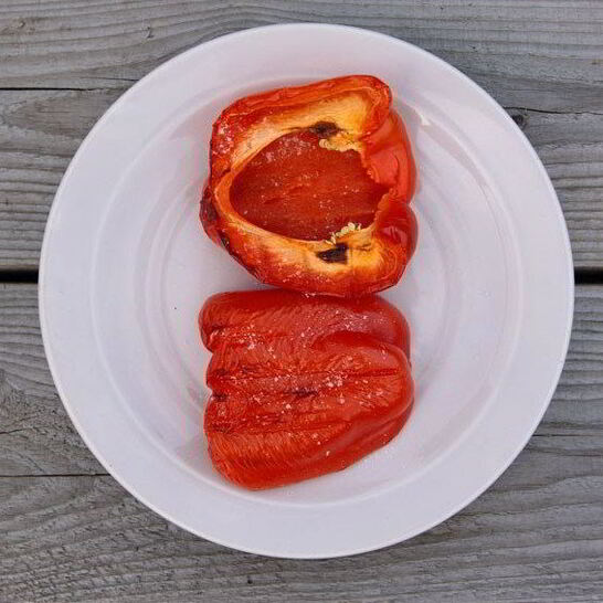 Рецепт жареные разноцветные перцы на гриле