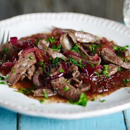 Рецепт говяжья печень с луком в мультиварке