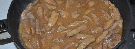 говяжья печень стир-фрай. Шаг 5