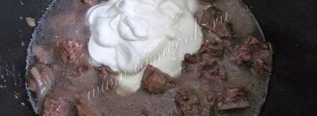 говяжья печень тушеная в мультиварке. Шаг 7