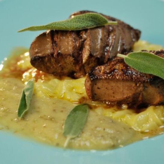 Рецепт говяжья печенка с томленым луком