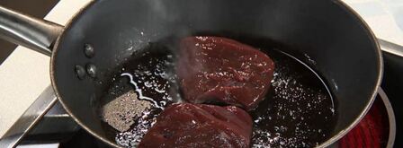 говяжья печенка с томленым луком. Шаг 3