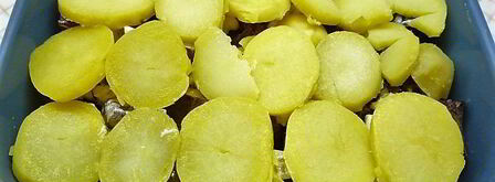 гратен с печенью индейки. Шаг 10