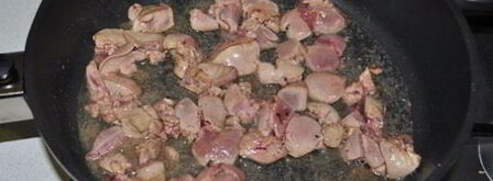 греча с куриной печенью. Шаг 5