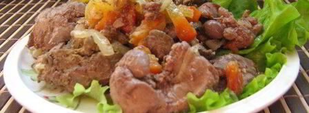 куриная печень с овощами. Шаг 2