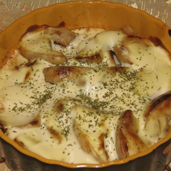 Рецепт куриная печень с яблоками