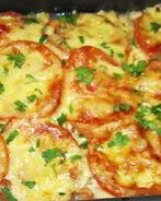 Куриная печень в духовке