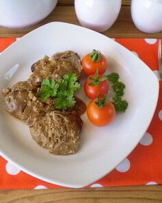 Куриная печень в сметане в мультиварке