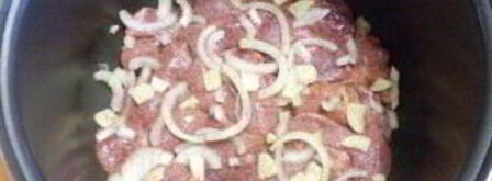 куриная печень в сметане в мультиварке. Шаг 2