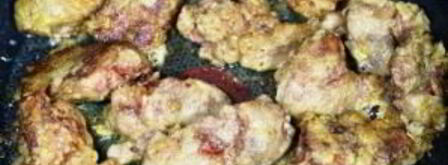 куриная печень, жареная с луком. Шаг 7