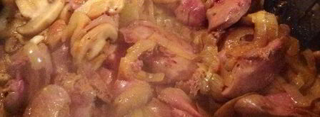 куриная печенка под сырной корочкой. Шаг 2