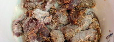 печень говяжья по-строгановски классически. Шаг 4