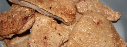 печень нежность в сметанно-луковом соусе. Шаг 5