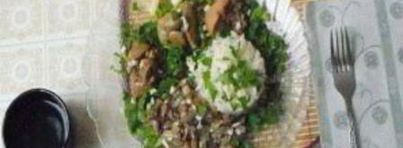 печень с рисом и грибами. Шаг 5