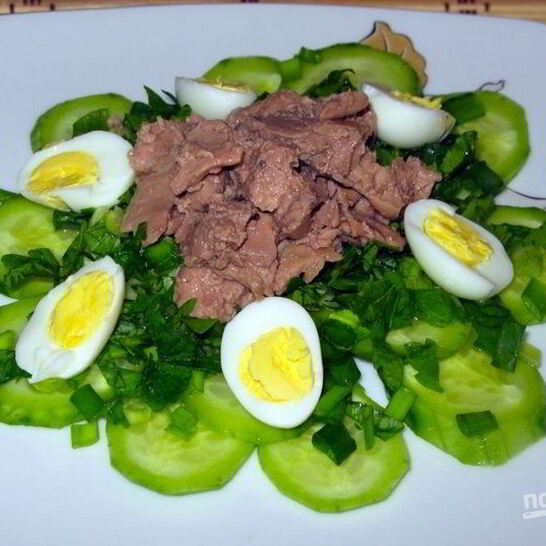 Рецепт печень трески с яйцом