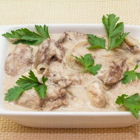 Рецепт печень в сливках в мультиварке