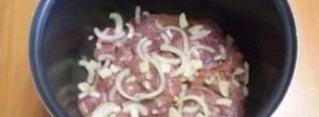 печень в сливках в мультиварке. Шаг 2